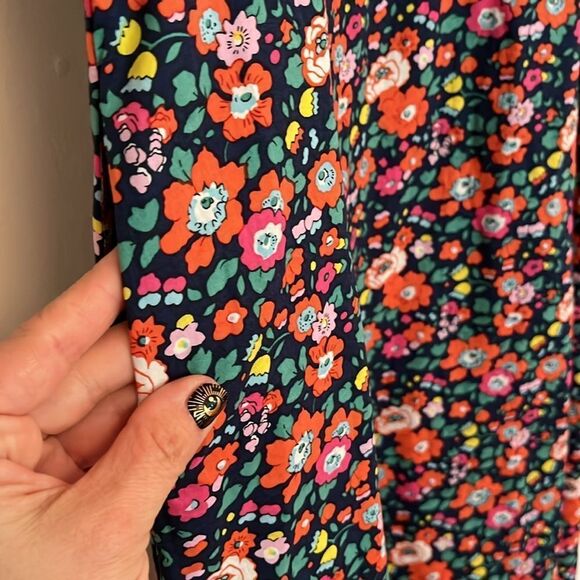 Saint Geraldine Hope Dress in Orange Blossom Floral Print Dress size large - Picture 9 of 12